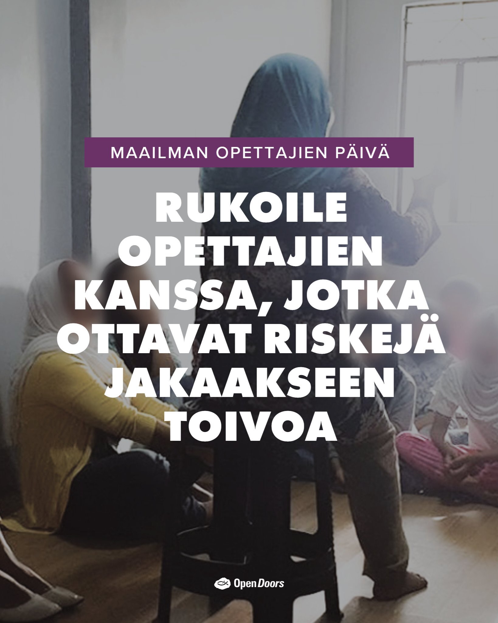 Filippiinien opettajat riskeeraavat kaiken jakaakseen Jeesuksen toivoa