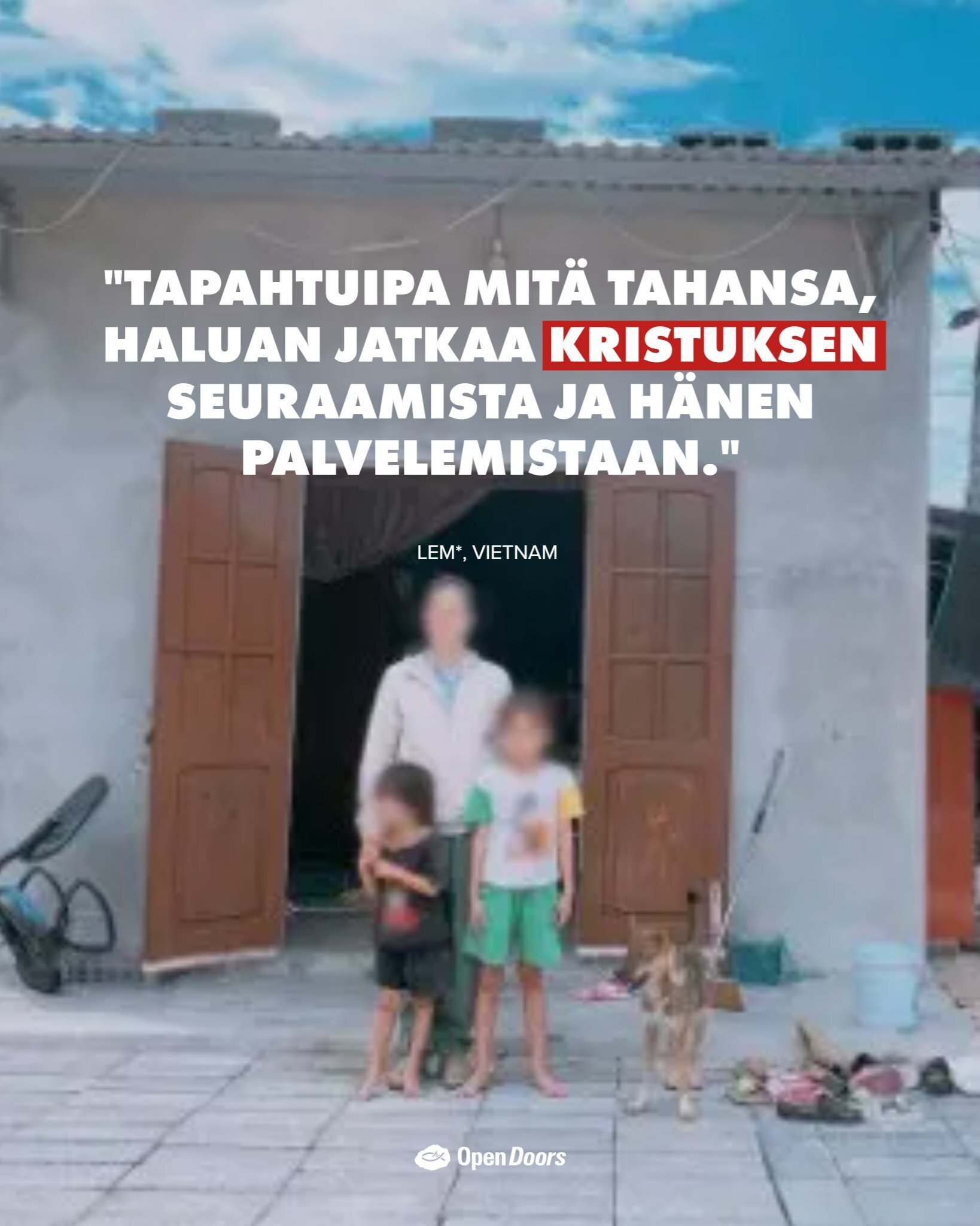 Lemin horjumaton usko loistaa vaikeuksien keskellä Vietnamissa