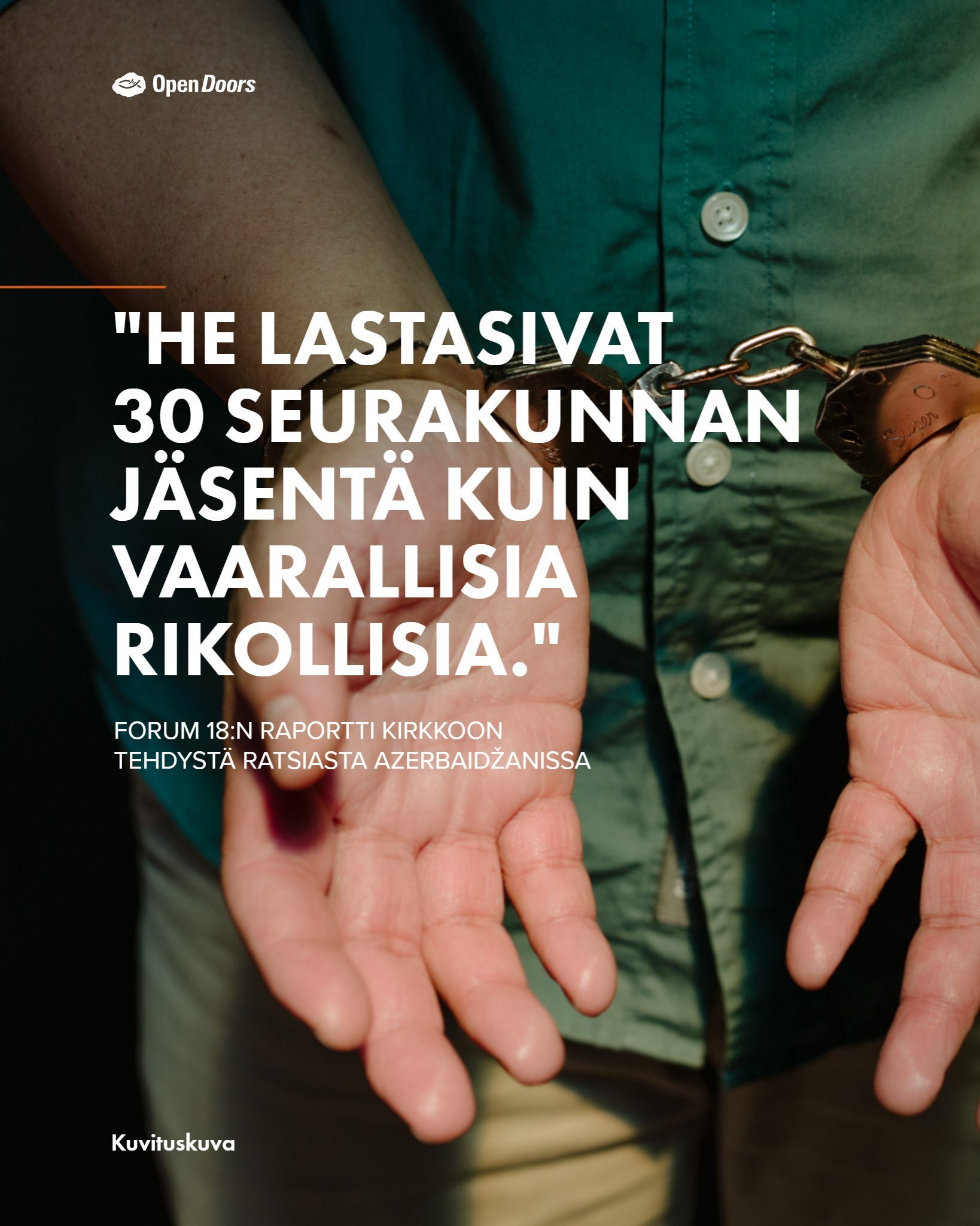 Poliisi teki ratsian Peace-protestanttikirkkoon Azerbaidžanissa ja pidätti 30 jäsentä