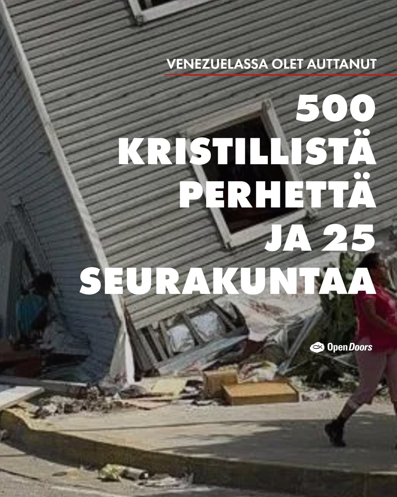 Tukesi tuo toivoa 500 kristitylle perheelle Venezuelassa